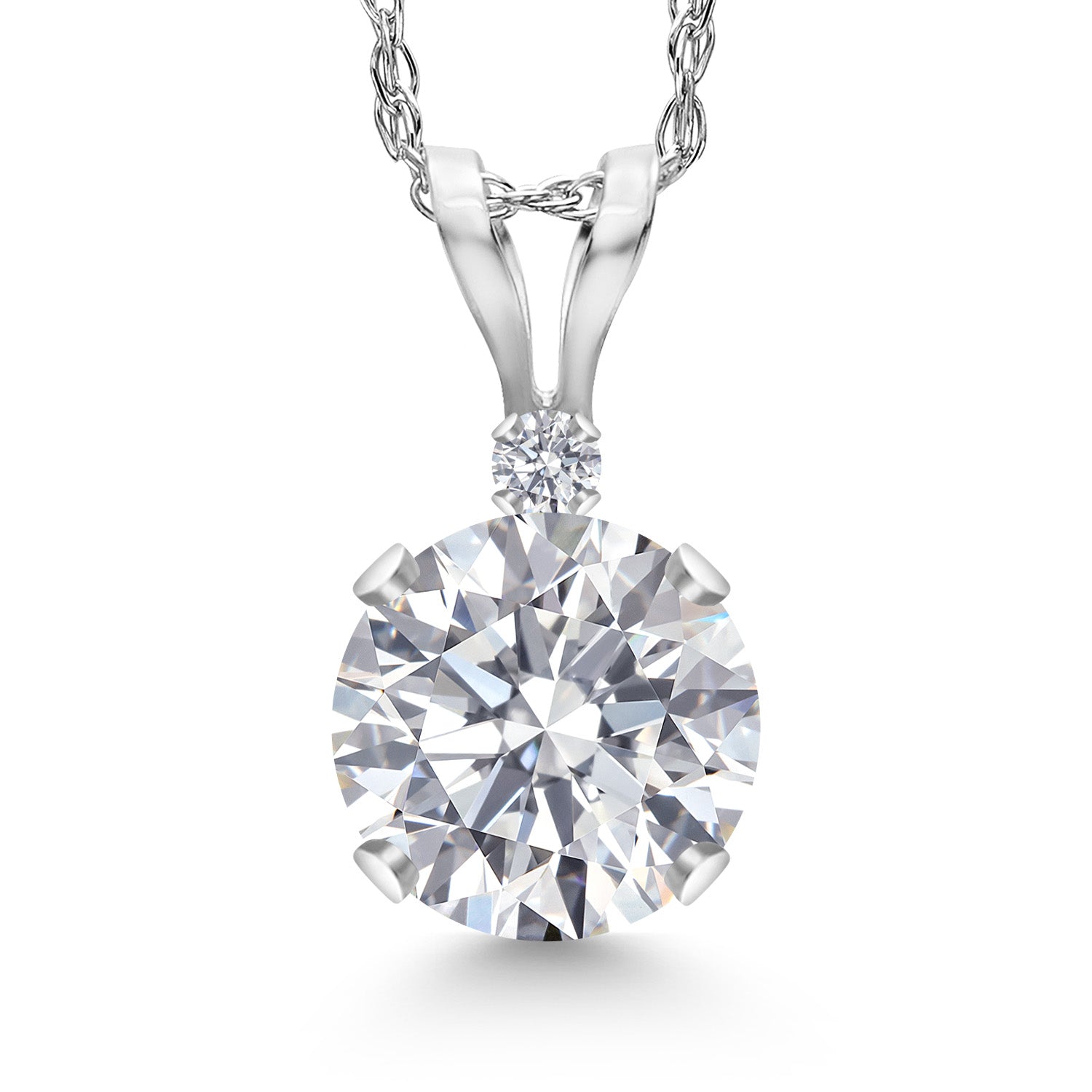 Pendant in 14K White Gold