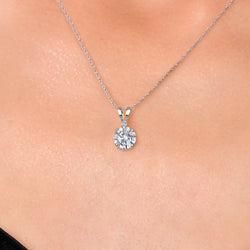 Pendant in 14K White Gold