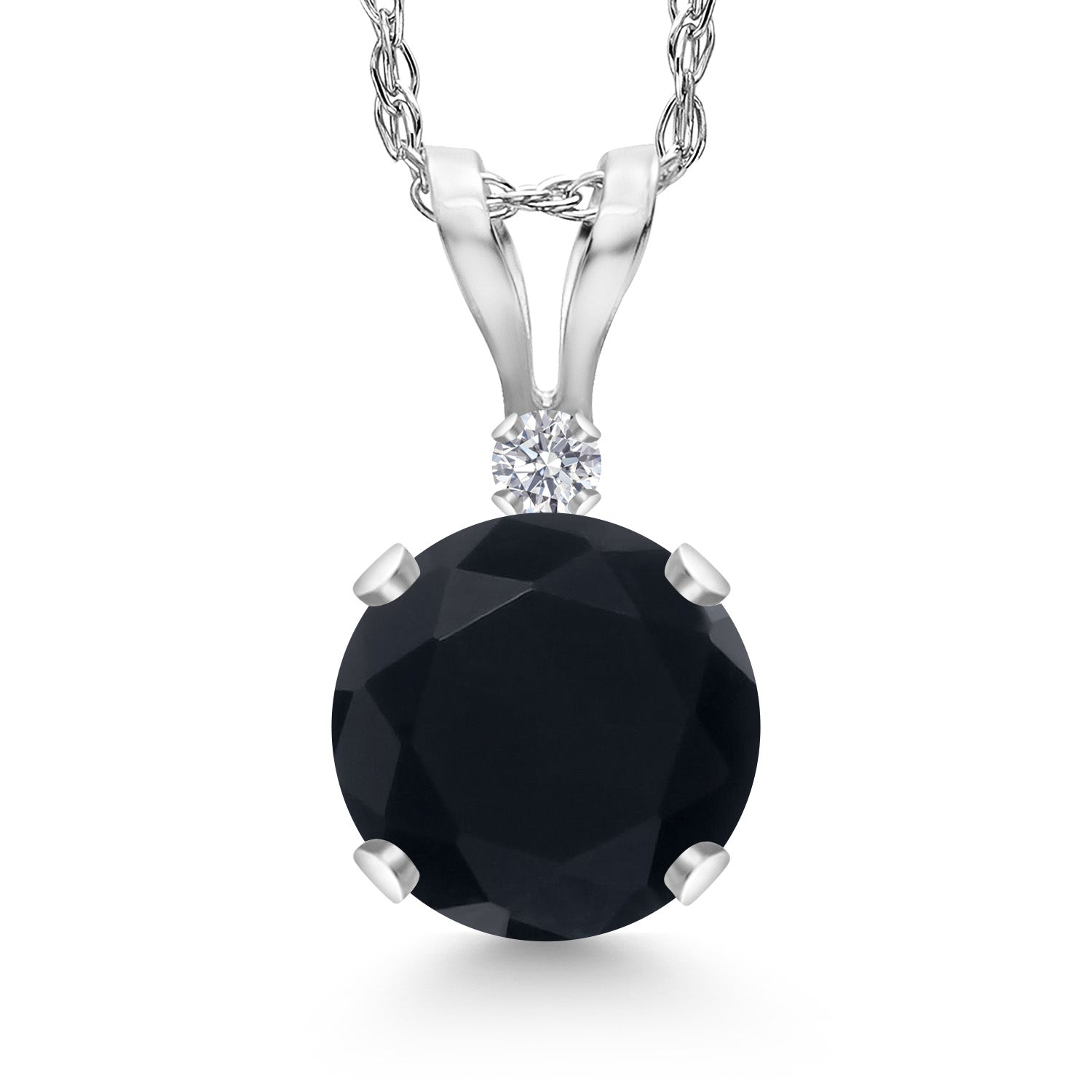 Pendant in 14K White Gold