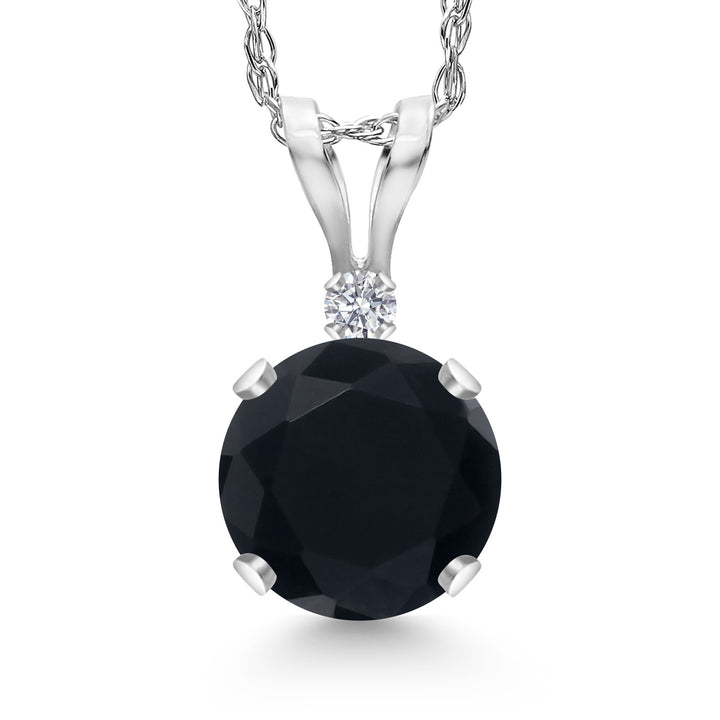 Pendant in 14K White Gold