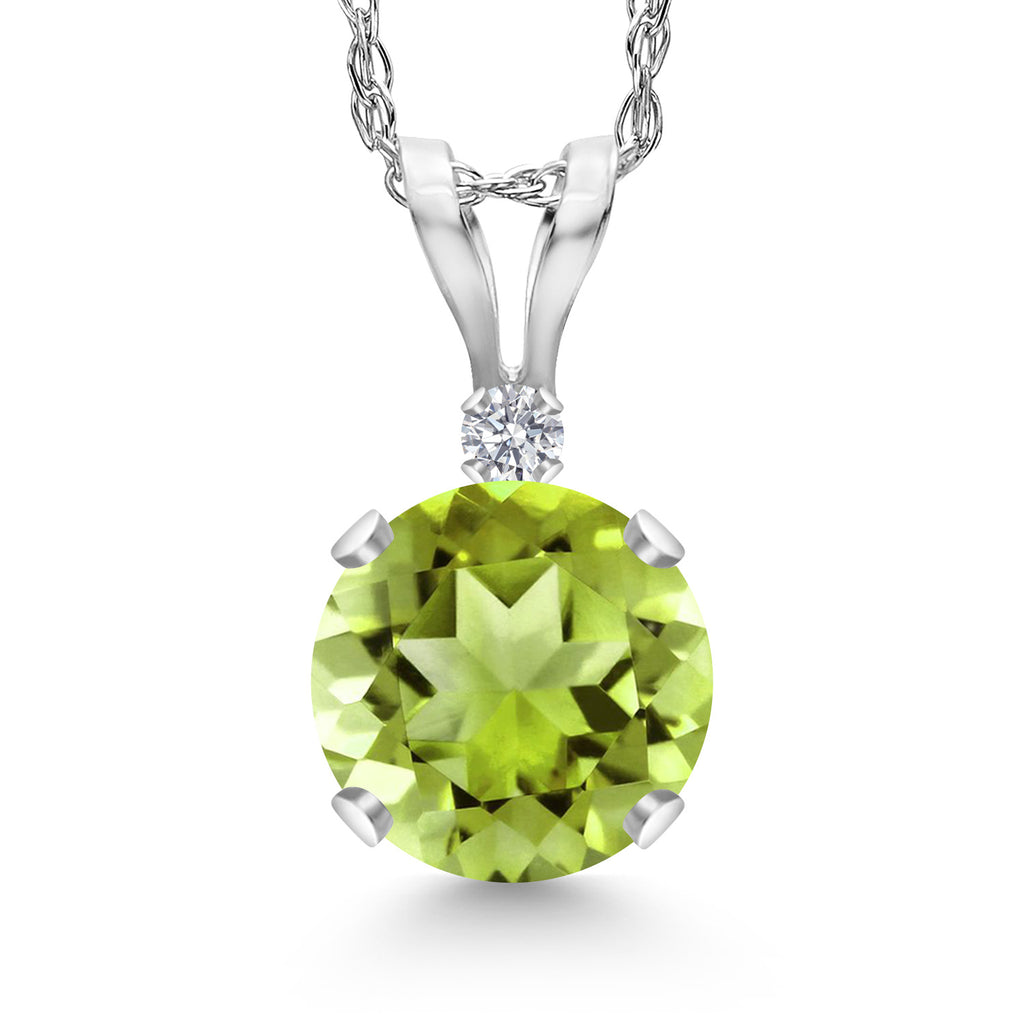 Pendant in 14K White Gold
