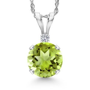 Pendant in 14K White Gold