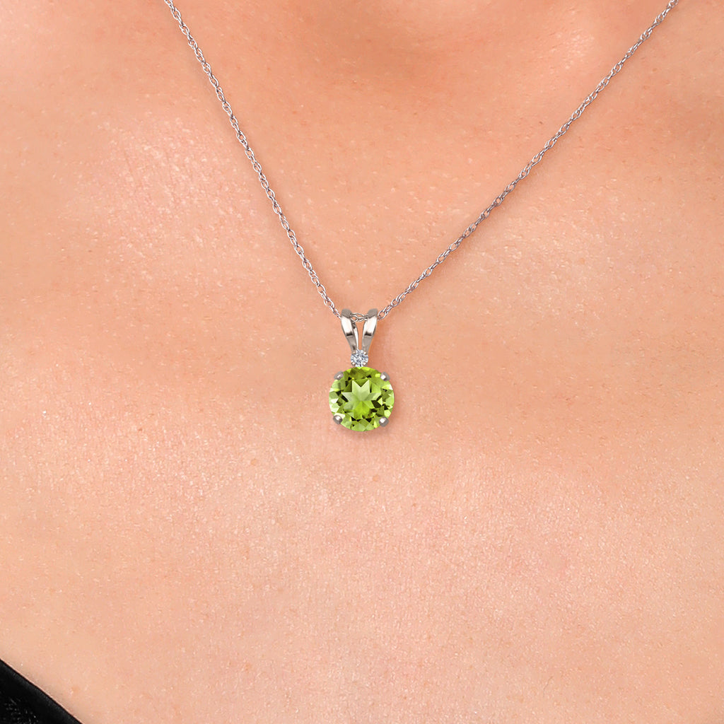Pendant in 14K White Gold