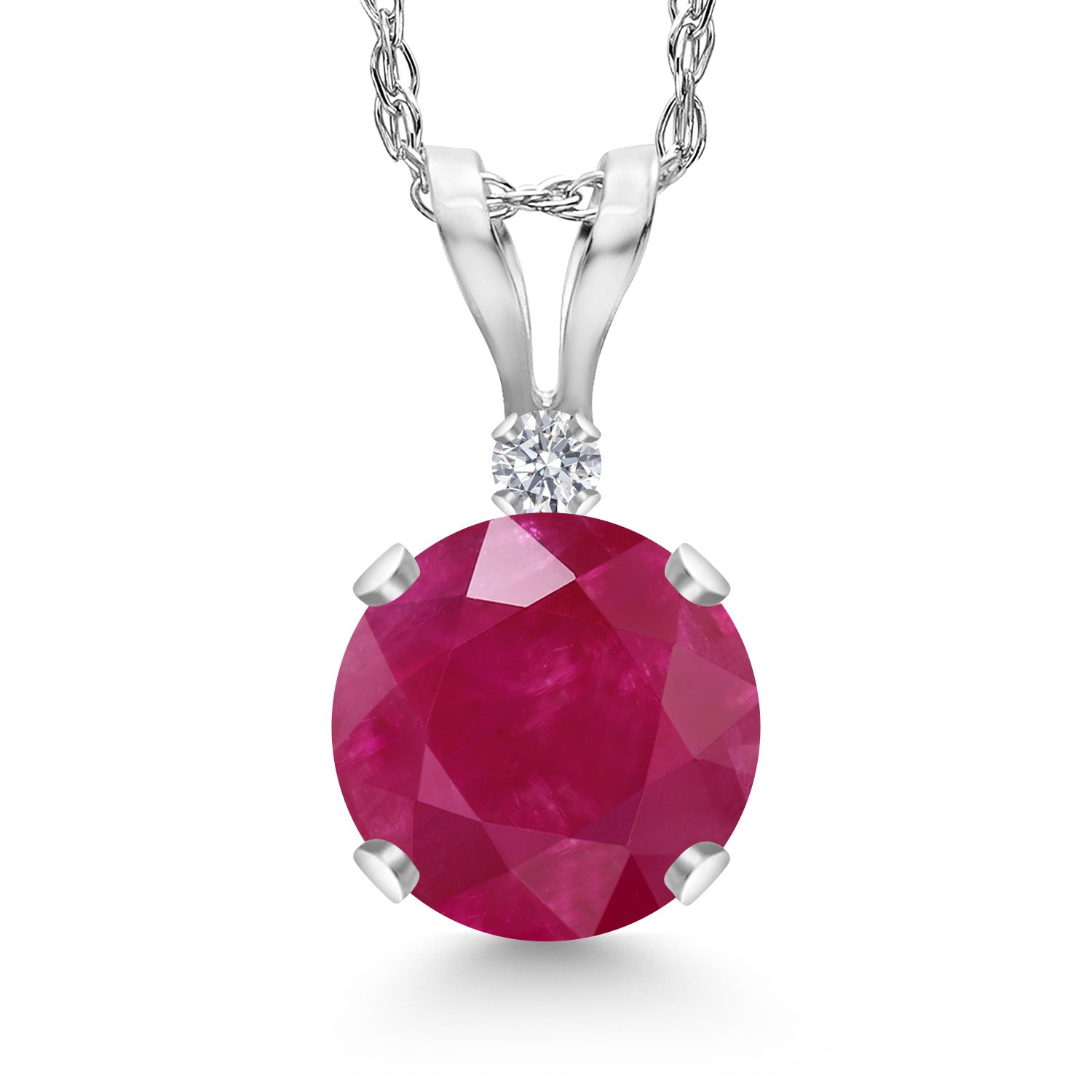 Pendant in 14K White Gold