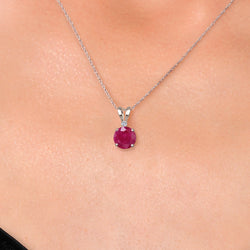 Pendant in 14K White Gold