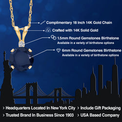 Pendant in 14K Yellow Gold