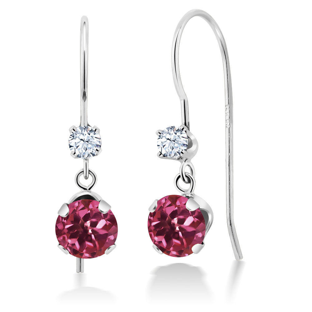 Earrings in 14K White Gold
