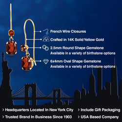 Earrings in 14K Yellow Gold