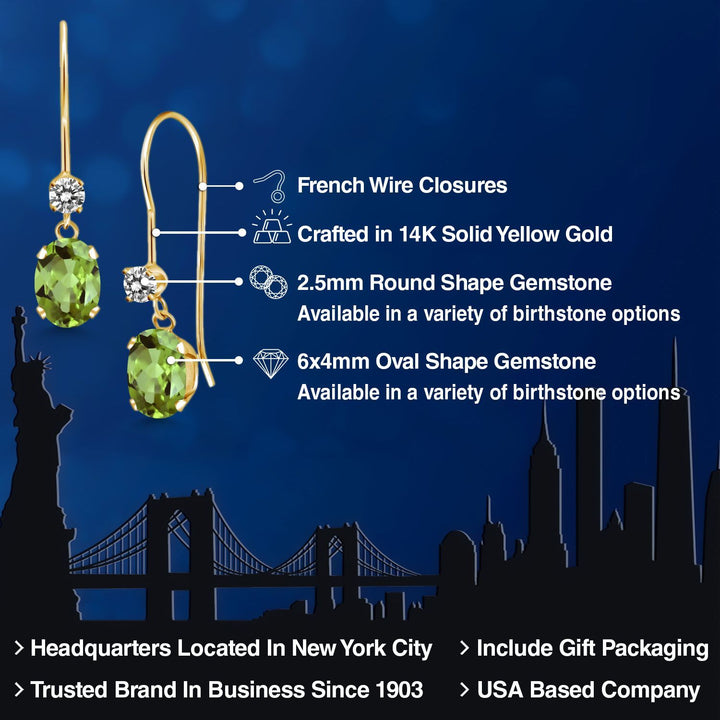 Earrings in 14K Yellow Gold