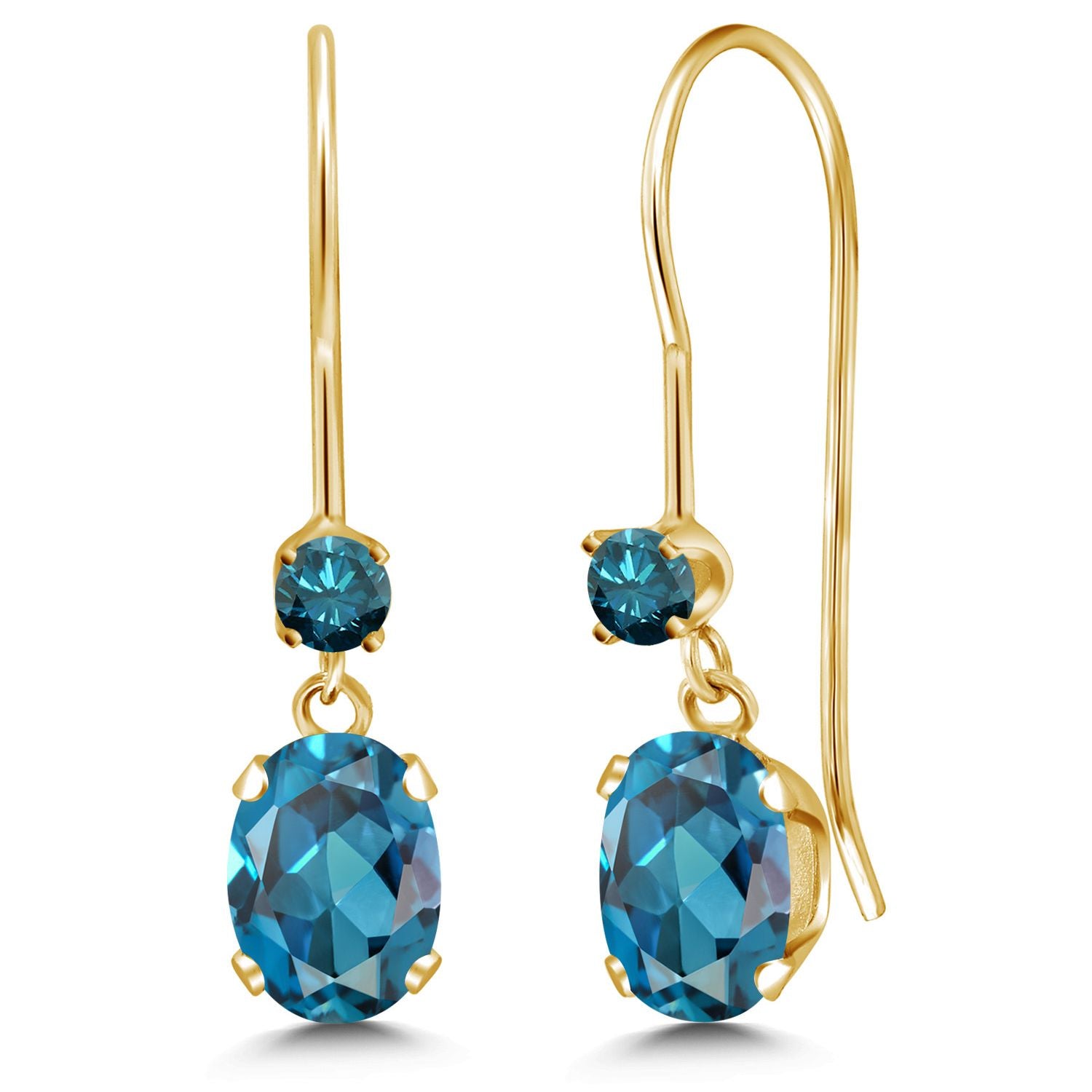 Earrings in 14K Yellow Gold