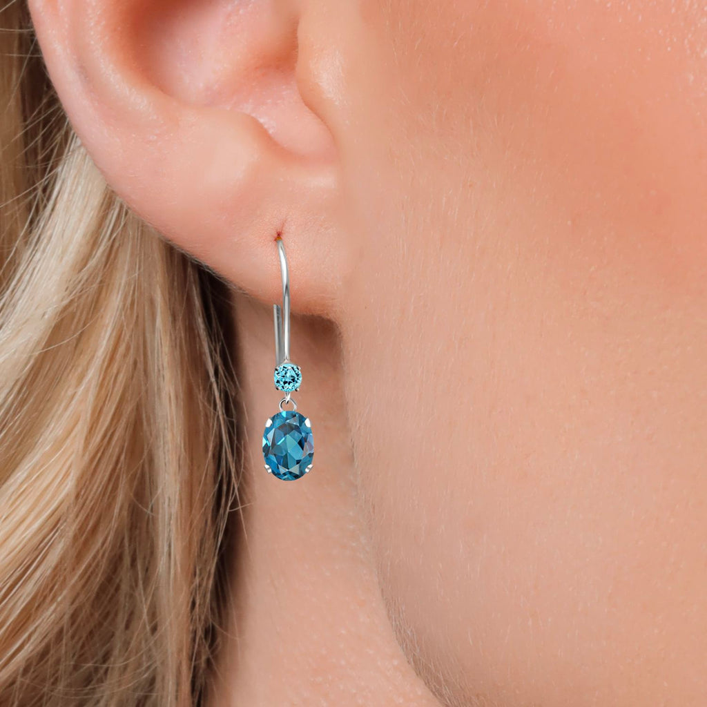 Earrings in 14K White Gold