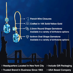 Earrings in 14K Yellow Gold