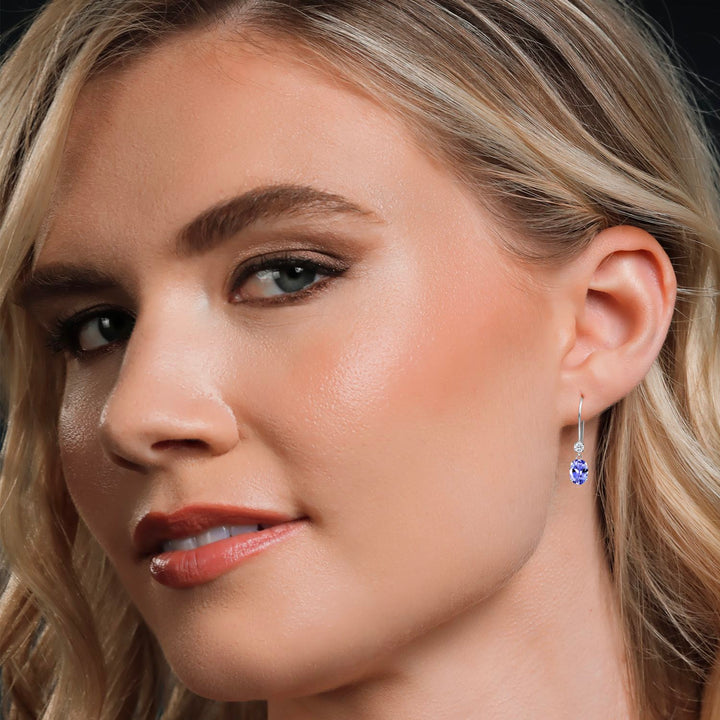 Earrings in 14K White Gold