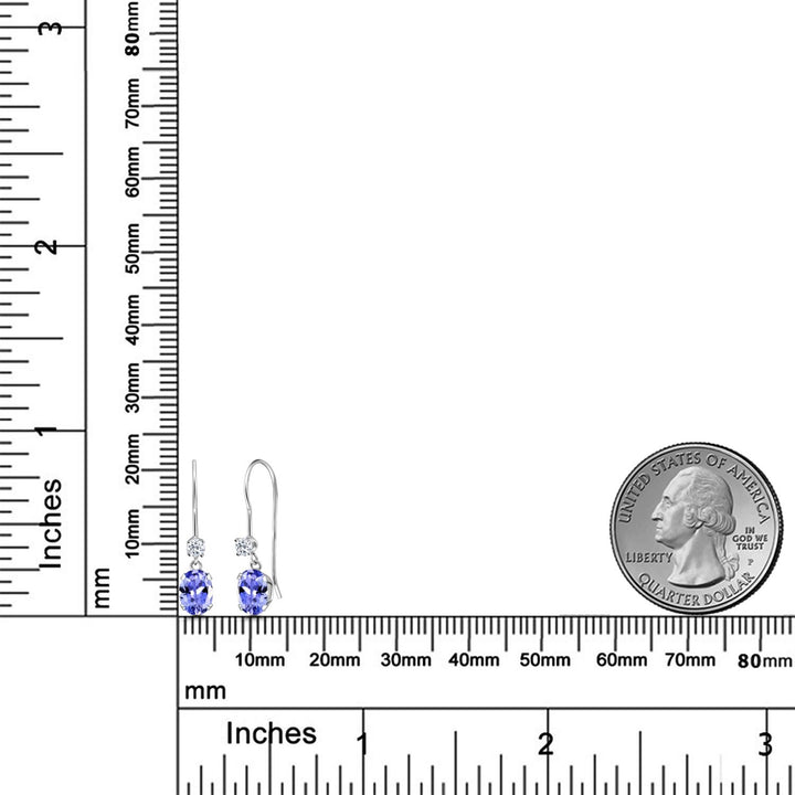 Earrings in 14K White Gold