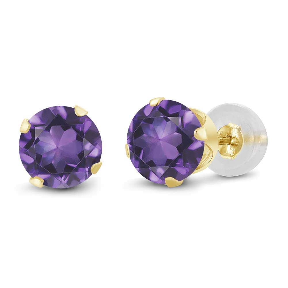 Amethyst - February_Yellow Gold