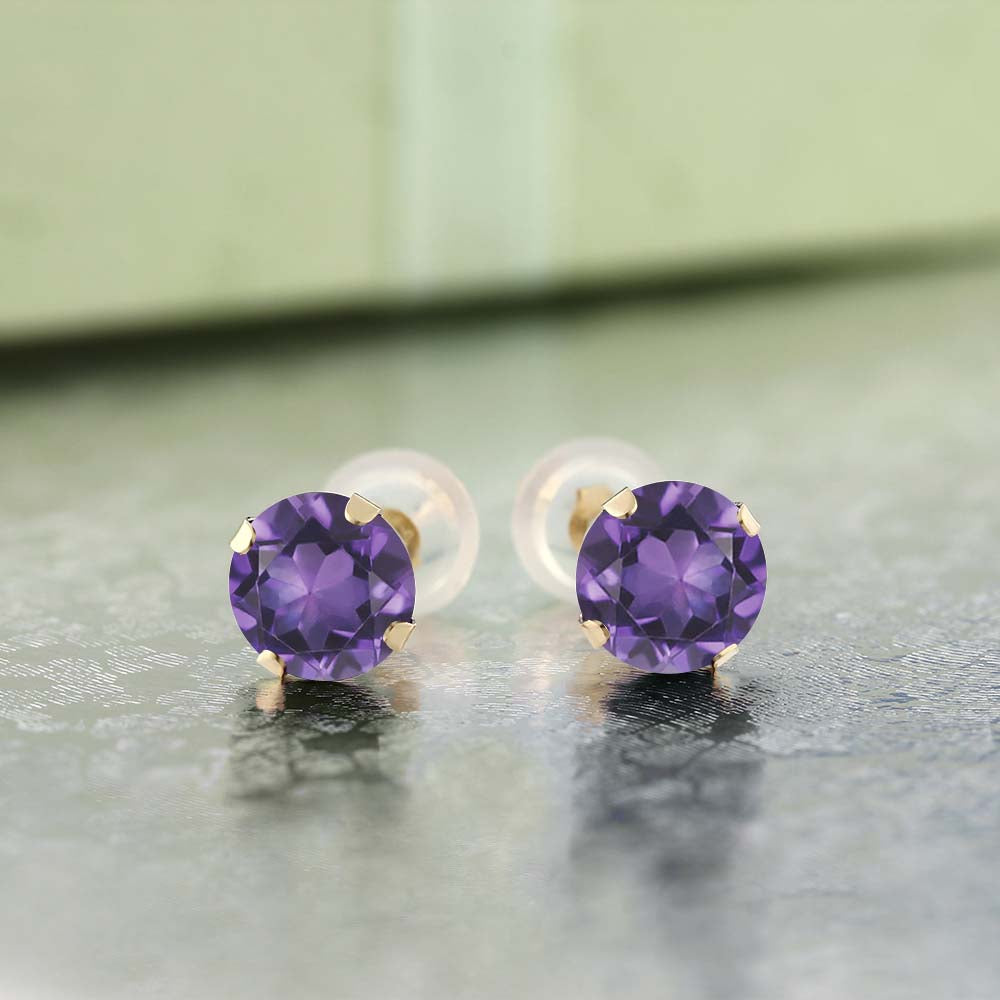 Amethyst - February_Yellow Gold