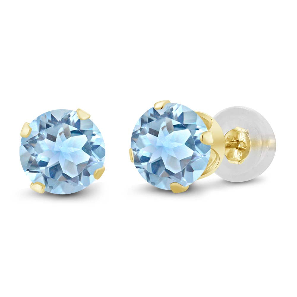 Sky Blue Topaz - November_Yellow Gold