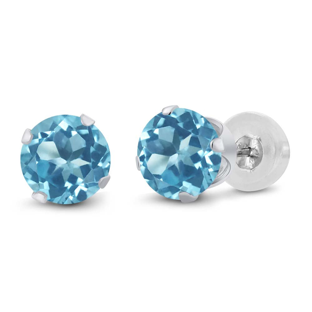 Swiss Blue Topaz - November_White Gold