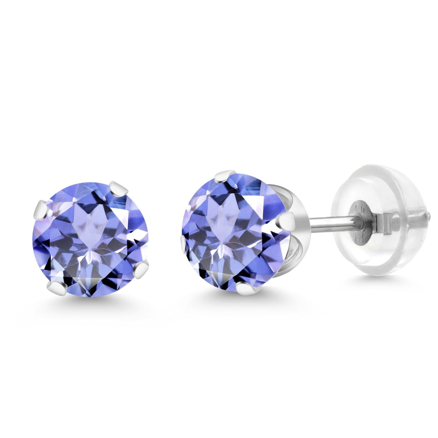 Tanzanite - December_White Gold_Earrings in White Gold