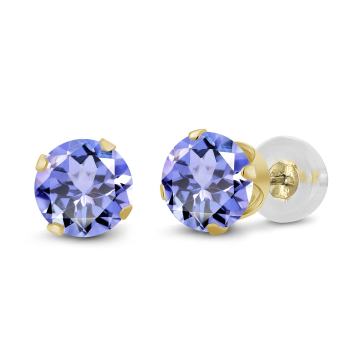 Tanzanite - December_14K Yellow Gold_Earrings in 14K Yellow Gold