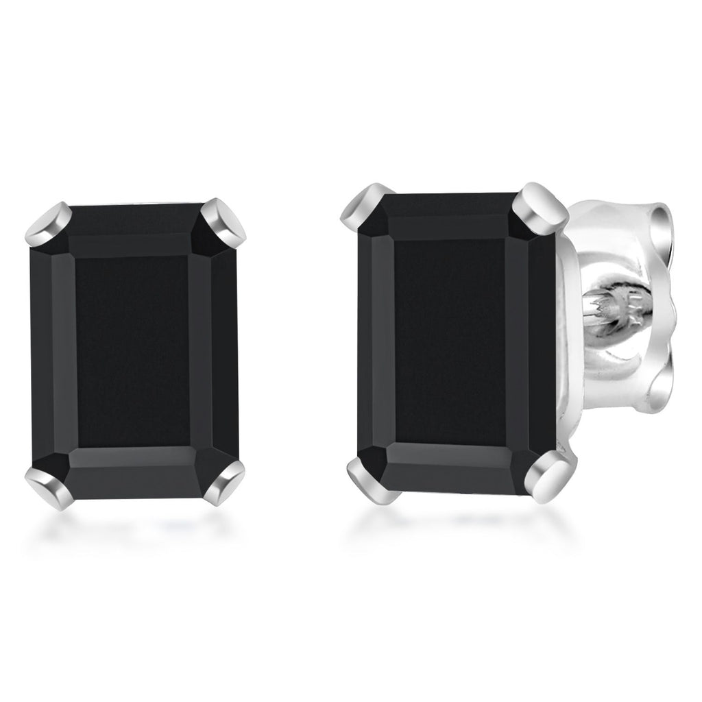 Onyx - December_Earrings in 925 Sterling Silver