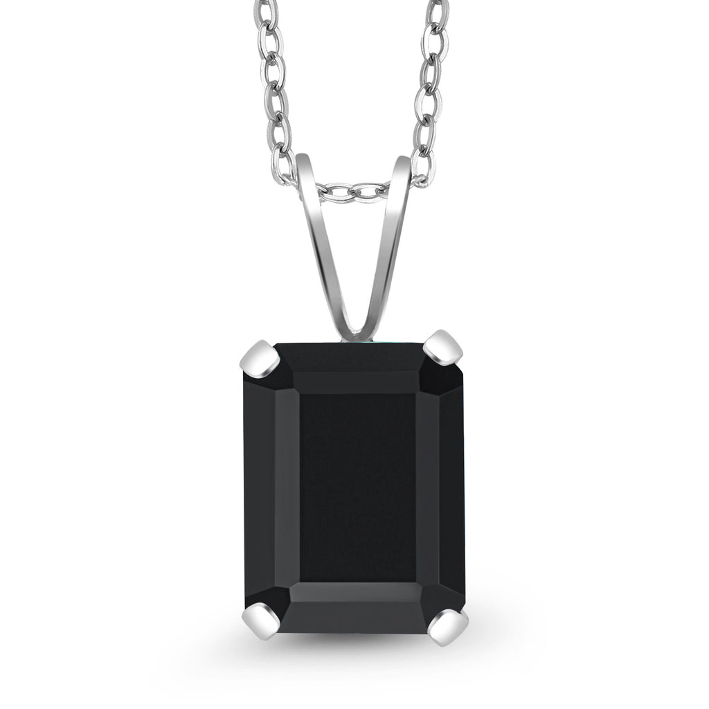 Onyx - December_Pendant in 925 Sterling Silver