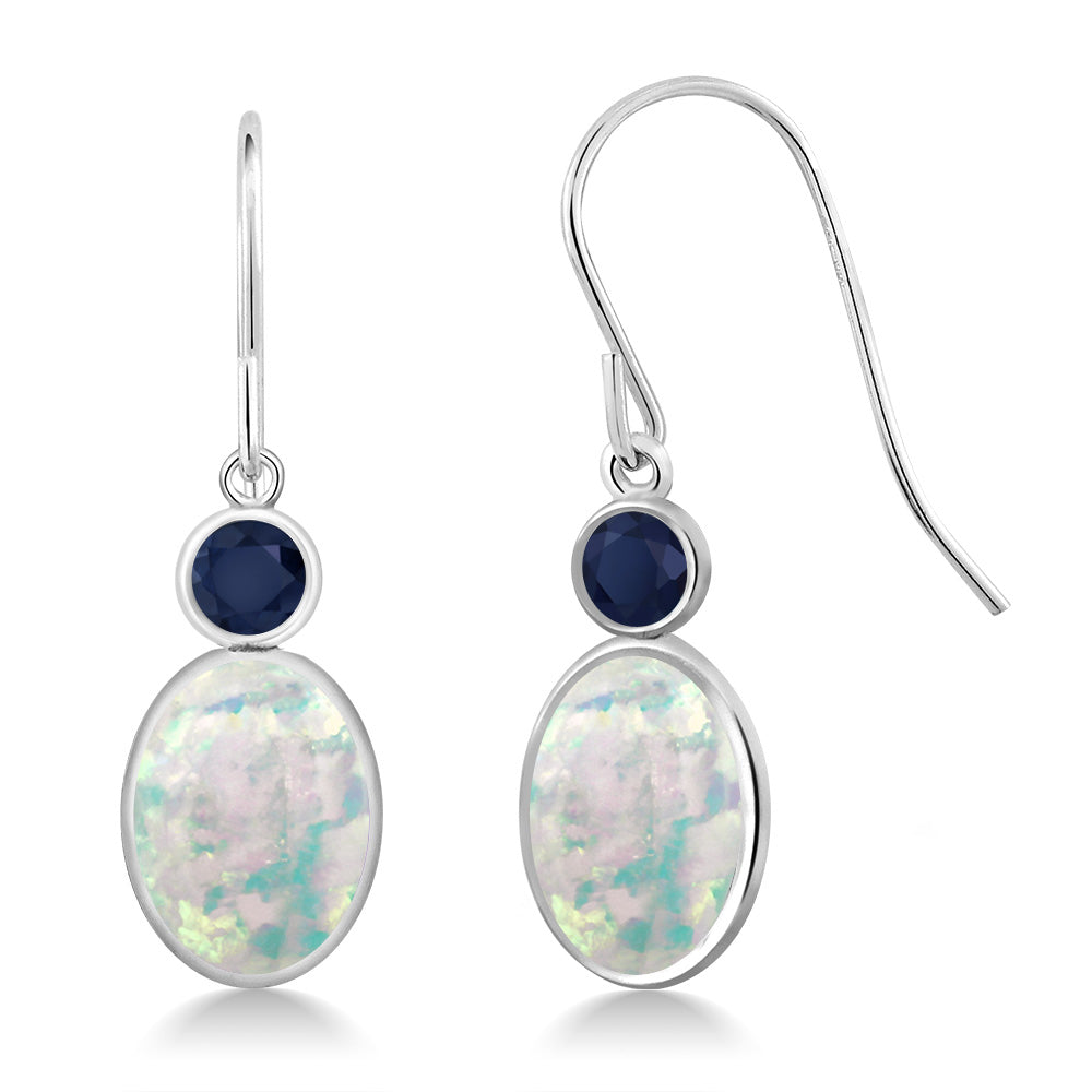 Earrings in 14K White Gold