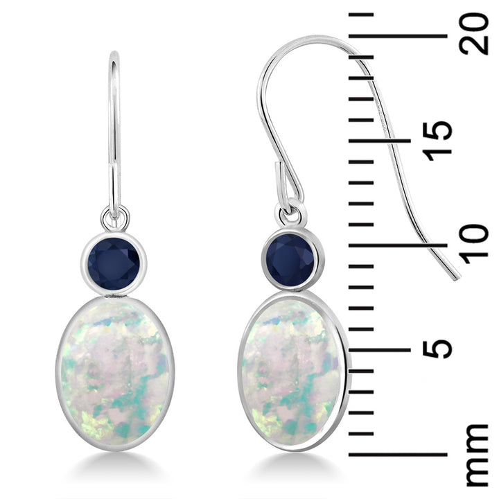 Earrings in 14K White Gold