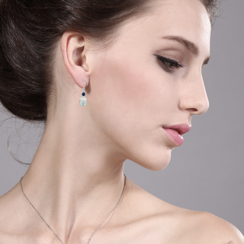 Earrings in 14K White Gold