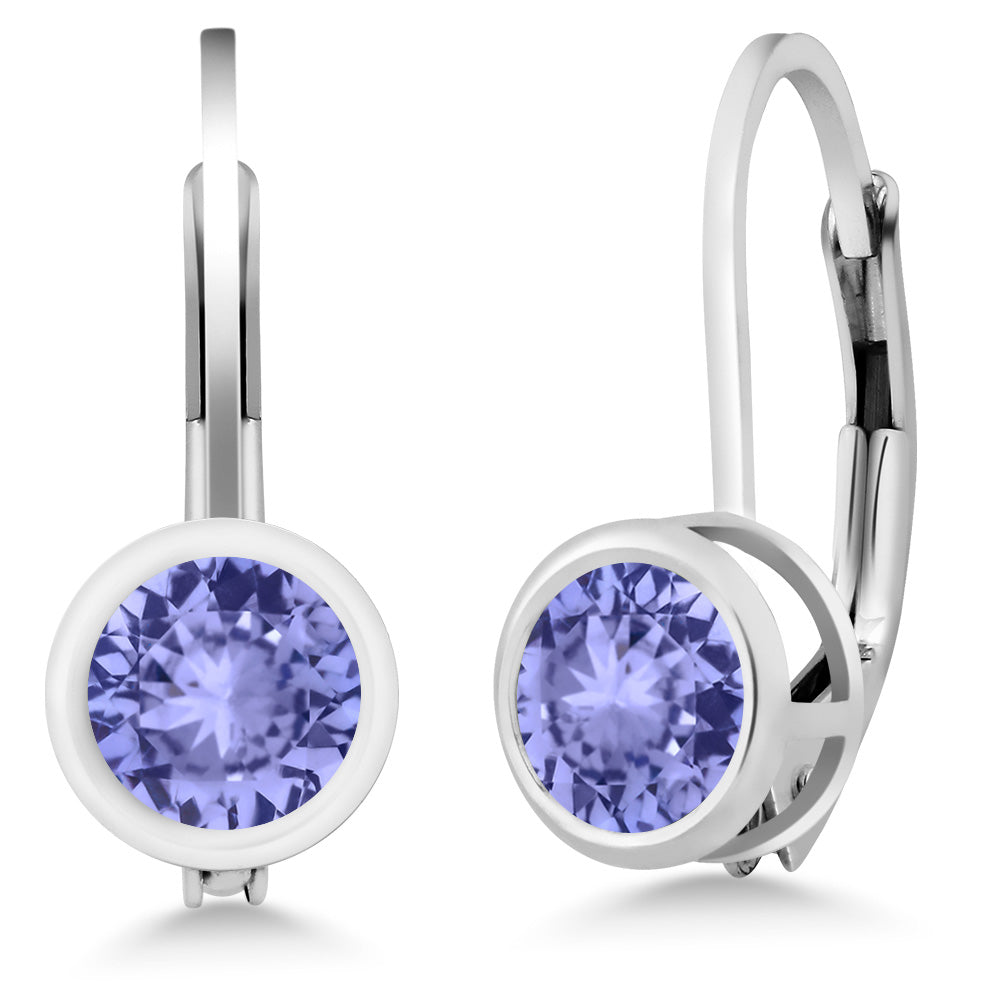 Tanzanite - December_Earrings in 925 Sterling Silver