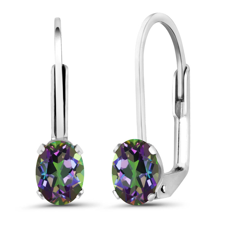 Green Mystic Topaz_Earrings in 925 Sterling Silver