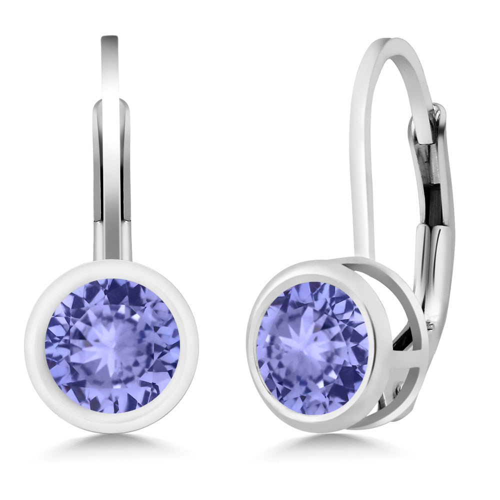 Tanzanite - December_Earrings in 925 Sterling Silver