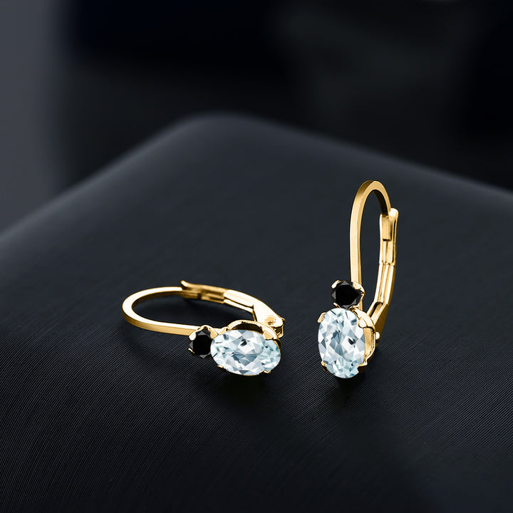 Earrings in 925 Yellow Gold Plated Silver
