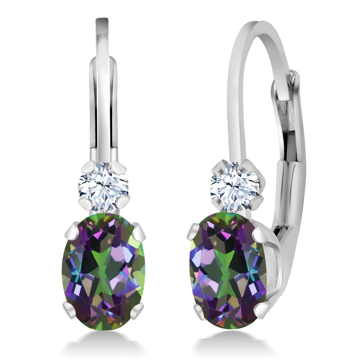 Green Mystic Topaz_Earrings in 925 Sterling Silver