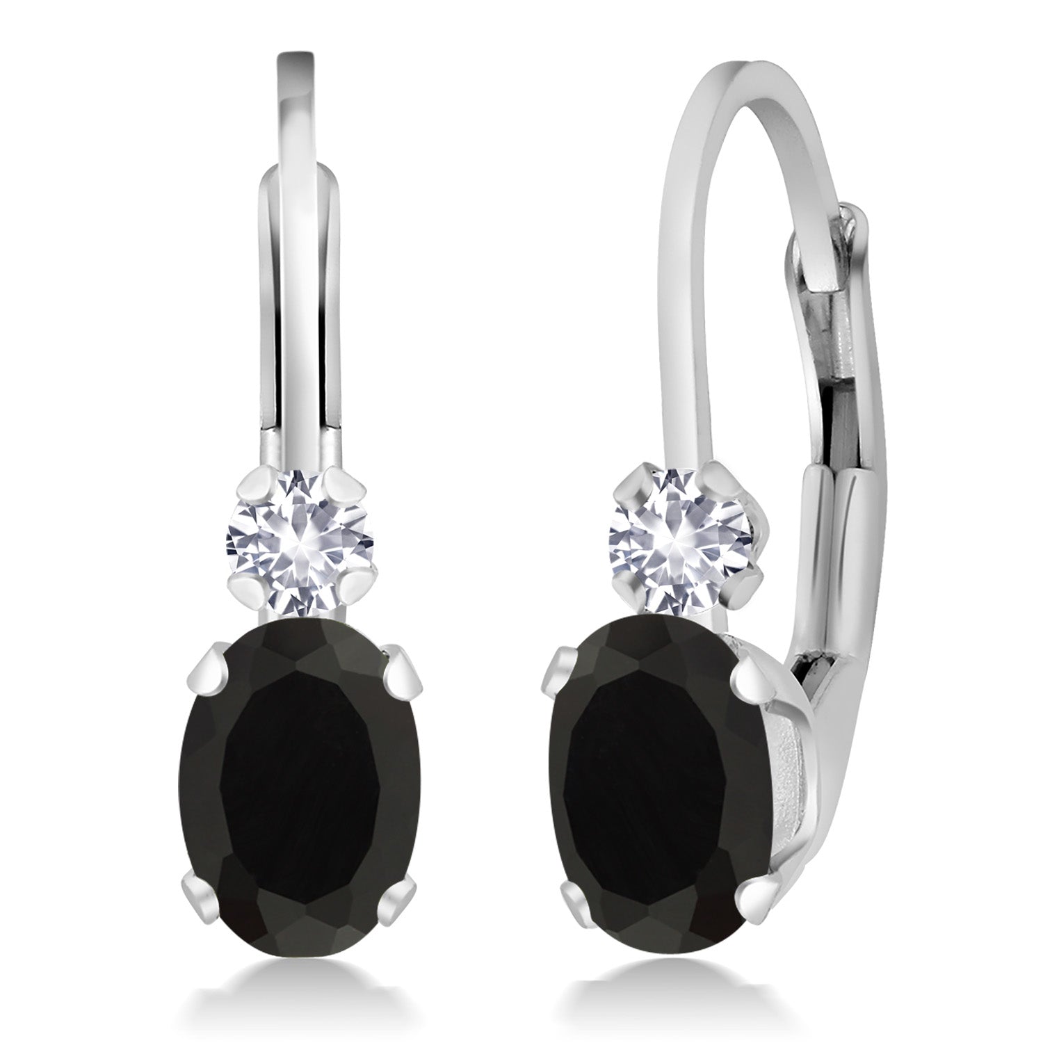 Onyx - December_Earrings in 925 Sterling Silver
