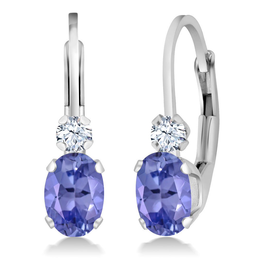 Tanzanite - December_Earrings in 925 Sterling Silver