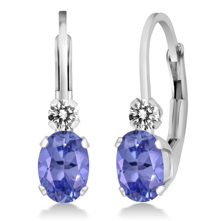 Tanzanite - December_Earrings in 925 Sterling Silver