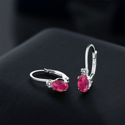 Earrings in 14K White Gold