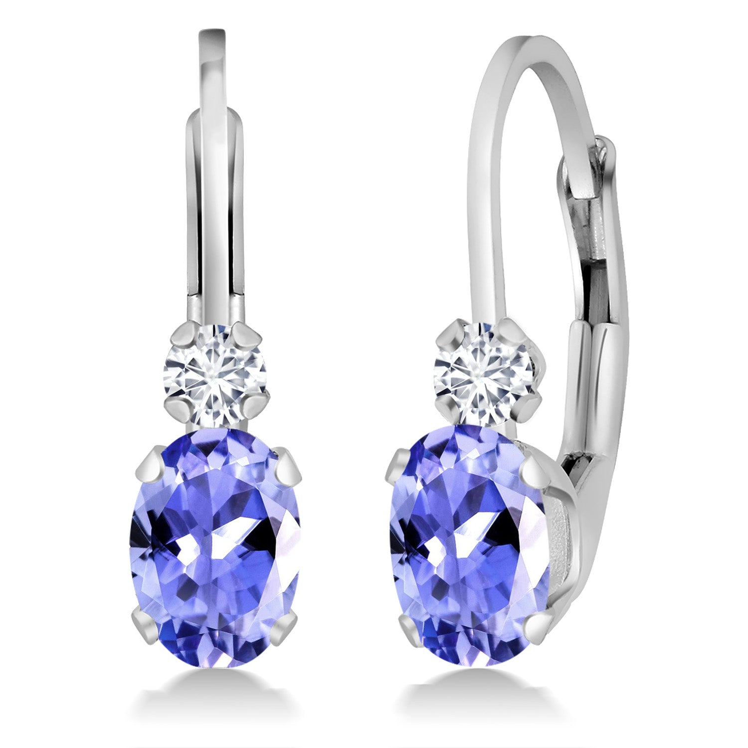 Earrings in 14K White Gold