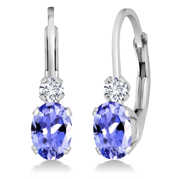 Earrings in 14K White Gold