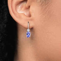 Earrings in 14K White Gold