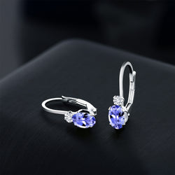 Earrings in 14K White Gold