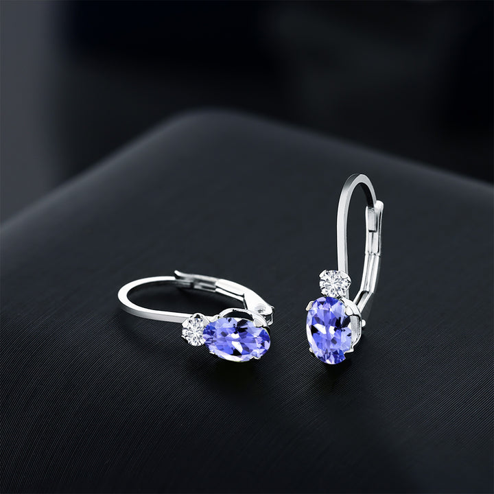 Earrings in 14K White Gold