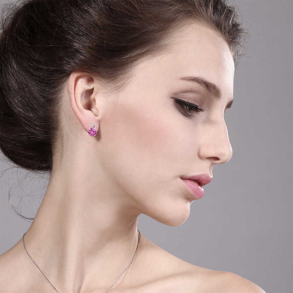 Earrings in 14K White Gold