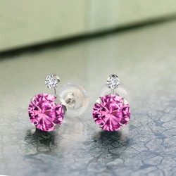 Earrings in 14K White Gold