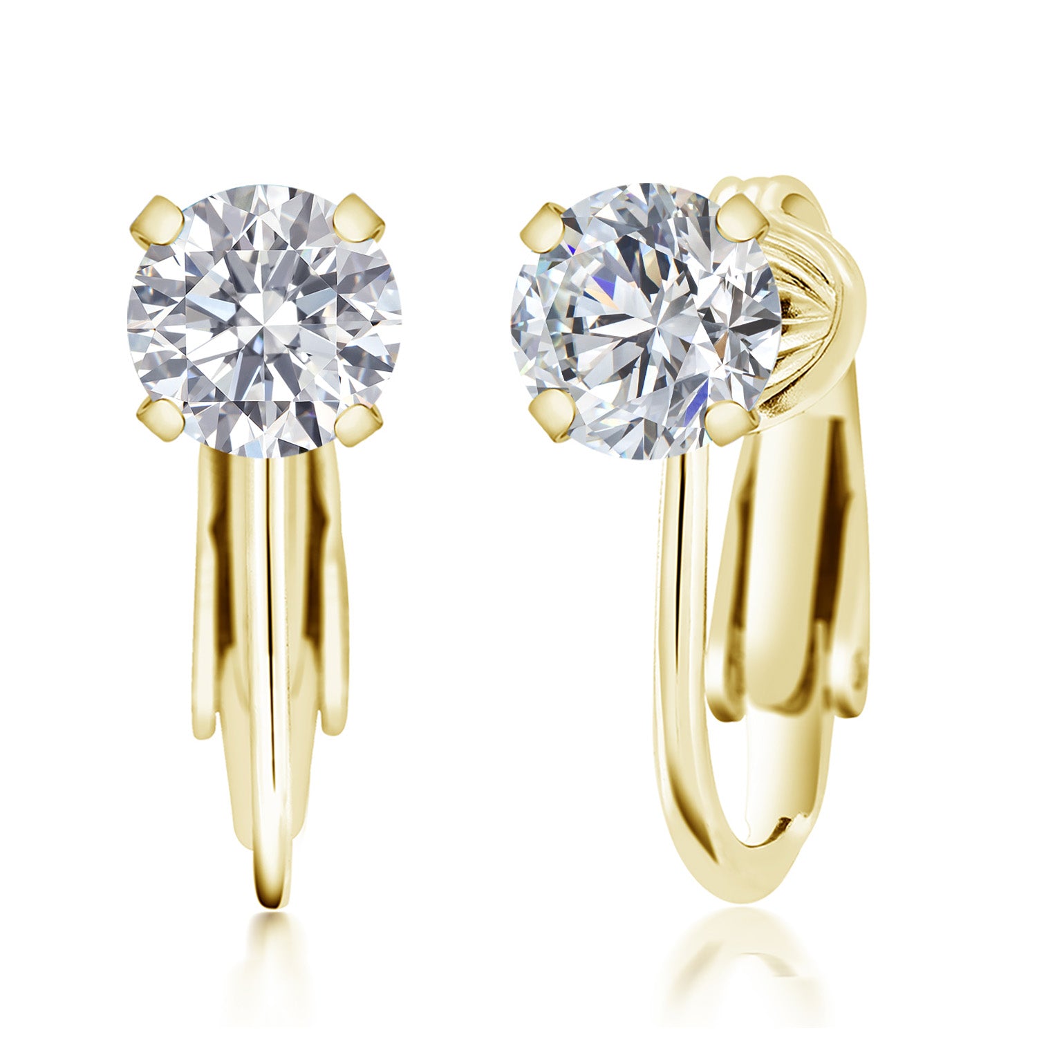 Earrings in 925 Yellow Gold Plated Silver