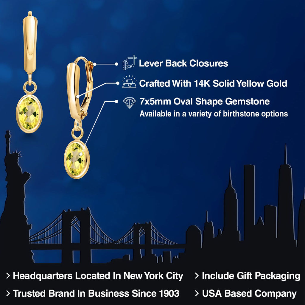 Earrings in 14K Yellow Gold