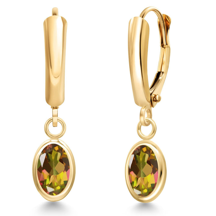Mango Mystic Topaz_Earrings in 14K Yellow Gold