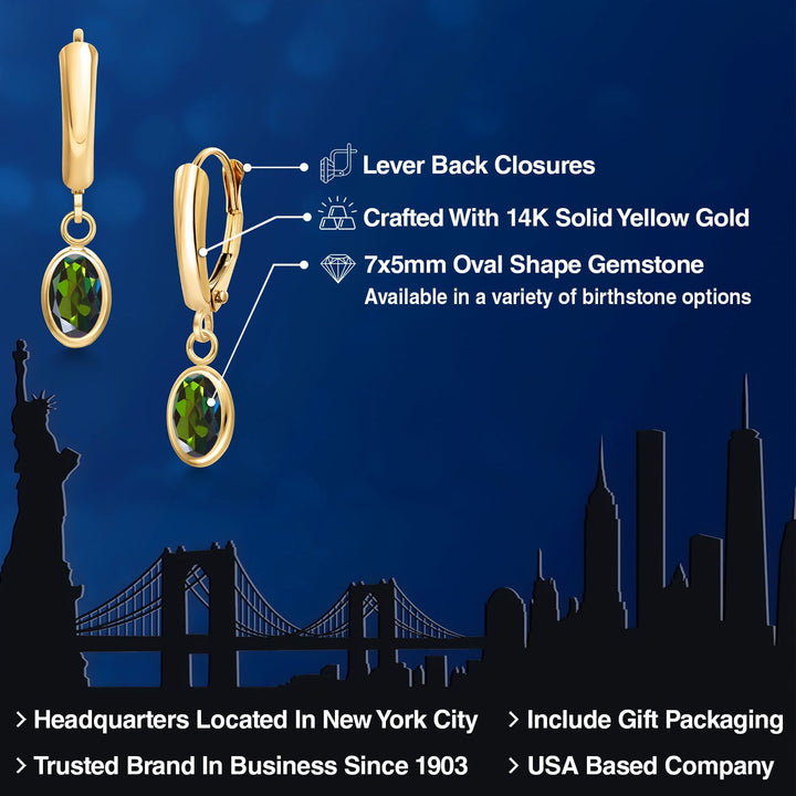 Earrings in 14K Yellow Gold