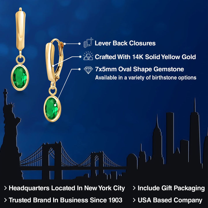 Earrings in 14K Yellow Gold